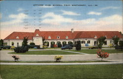 Officers' Club, Maxwell Field Postcard
