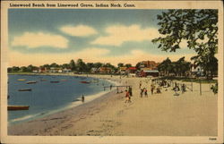 Limewood Beach from Limewood Grove Postcard