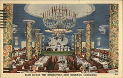 Blue Room, the Roosevelt Postcard
