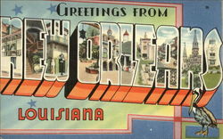 Greetings from New Orleans Postcard