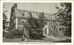 Lyon Hall, Babson Institute of Business Administration Babson Park, MA Postcard Postcard
