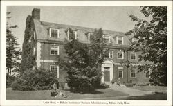 Lyon Hall, Babson Institute of Business Administration Postcard