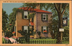 Home of "The Village Blacksmith" Postcard