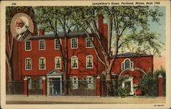 Longfellow's House Postcard