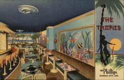 The Tropics Cocktail Lounge, Hotel Phillips Postcard