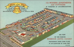 Mission Auto Court San Francisco, CA Postcard Postcard