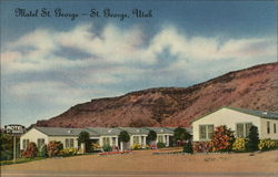 Motel St. George Utah Postcard Postcard