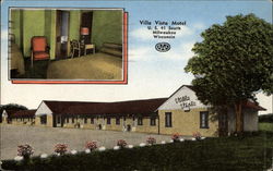 Villa Vista Motel Postcard