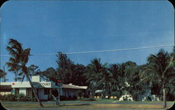 Hacienda Hotel Court Postcard