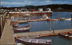 Small Boat Docks Crescent City, CA Postcard Postcard