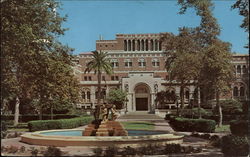 The Edward L. Doneny, Jr. Memorial Library Los Angeles, CA Postcard Postcard