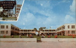 Daytona Motor Hotel Postcard