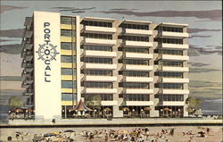Port-O-Call Hotel and Motor Inn Ocean City, NJ Postcard Postcard