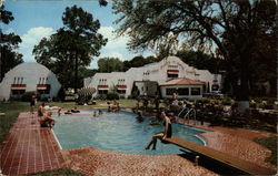 Alamo Plaza Hotel Courts Postcard