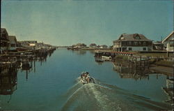 One of the Beautiful Lagoons Avalon, NJ Postcard Postcard