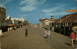 Boardwalk Ocean City, NJ Postcard Postcard