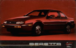 Chevrolet Beretta Cars Postcard Postcard