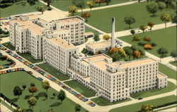 Mount Carmel Mercy Hospital and Nurses Residence Postcard