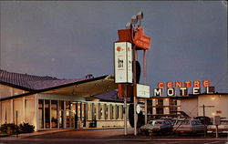 Centre Denver Motor Lodge Postcard