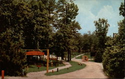 Enchanted Trail, Santa Claus Land Indiana Postcard Postcard