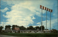 Villa Motel Richmond, IN Postcard Postcard