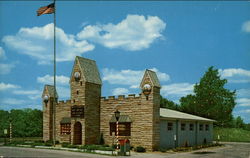 US Post Office Santa Claus, IN Postcard Postcard