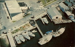The Home of Ottis Lucky 7 Fishing Fleet Postcard