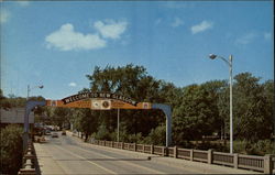 View of Entrance to Town New Glasgow, NS Canada Nova Scotia Postcard Postcard