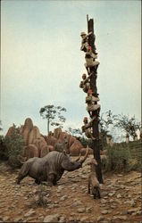 Trapped Sarafi - Adventureland Jungle Cruise Postcard
