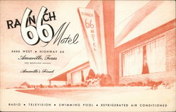 Ranch 66 Motel Amarillo, TX Postcard Postcard