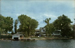 Channelsyde Motel and Guest House Alexandria Bay, NY Postcard Postcard