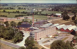 Aerial view of Ross Memorial Hospital Postcard