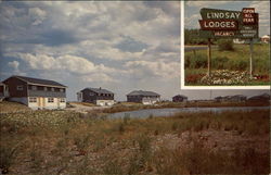 Lindsay Lodges Rye, NH Postcard Postcard