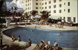 Coronado Hotel, Pool & Cabana Club Miami Beach, FL Postcard Postcard