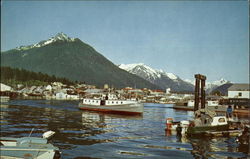 Ferry crossing between Sitka and Edgecomb Island, Alaska Postcard Postcard