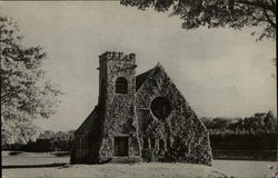 Stone building Postcard