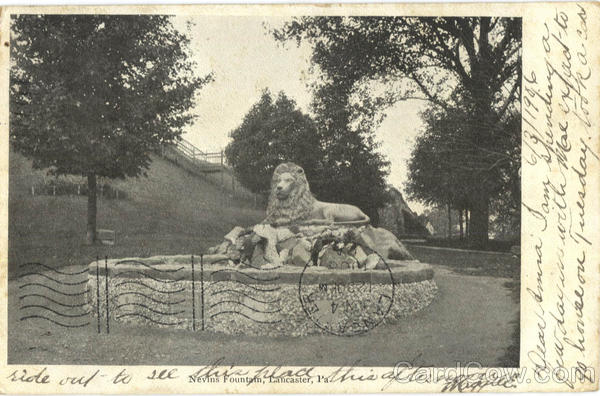Nevins Fountain Lancaster Pennsylvania