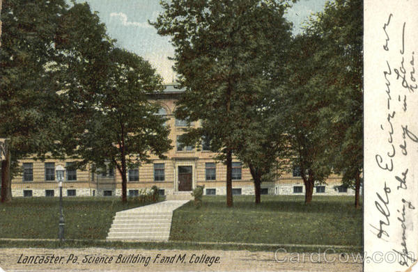 Science Building F. and M. College Lancaster Pennsylvania