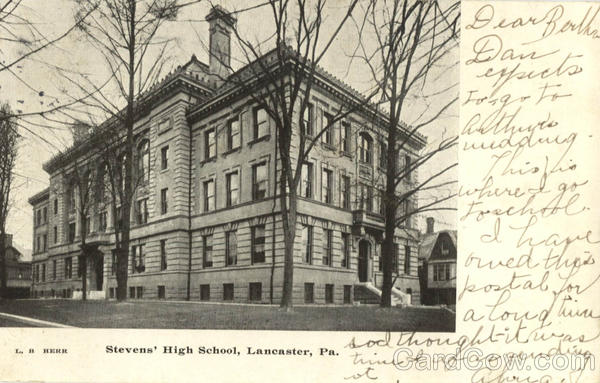 Steven's High School Lancaster Pennsylvania