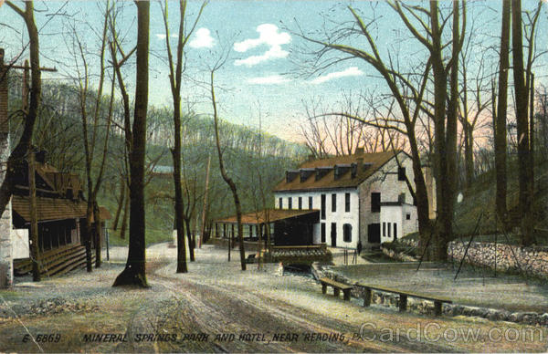 Mineral Springs Park And Hotel Reading Pennsylvania