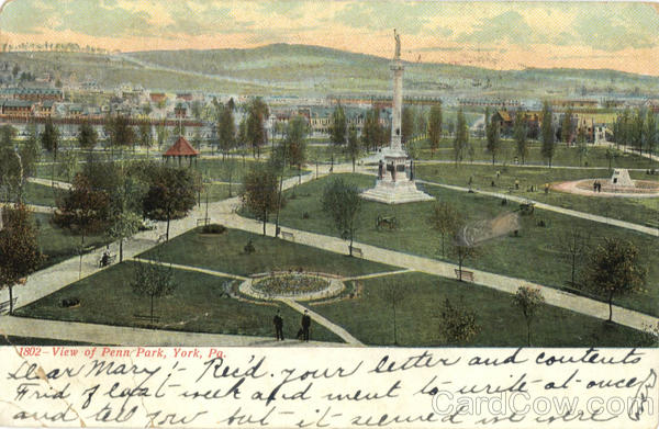 View of Penn Park York Pennsylvania
