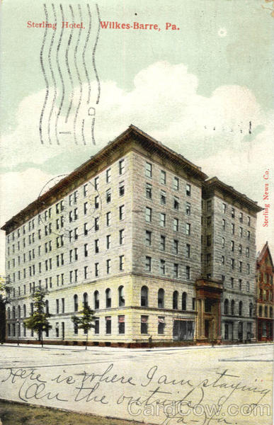 Sterling Hotel Wilkes-Barre Pennsylvania