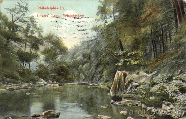 Lovers, Leap, Wissahickon Philadelphia Pennsylvania