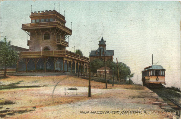 Tower and Hotel on Mount Penn Reading Pennsylvania