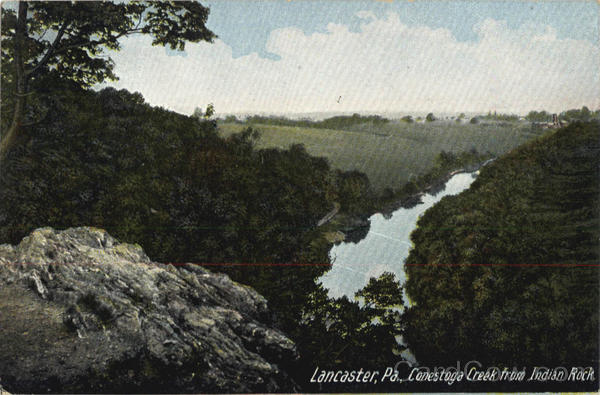 Conestoga Creek from Indian Rock Lancaster Pennsylvania