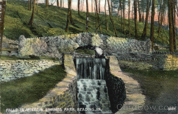 Falls in Mineral Springs Park Reading Pennsylvania