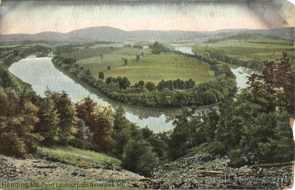 Point Lookout from Neversink Mt Reading Pennsylvania