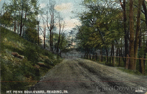 Mt. Penn Boulevard Reading Pennsylvania