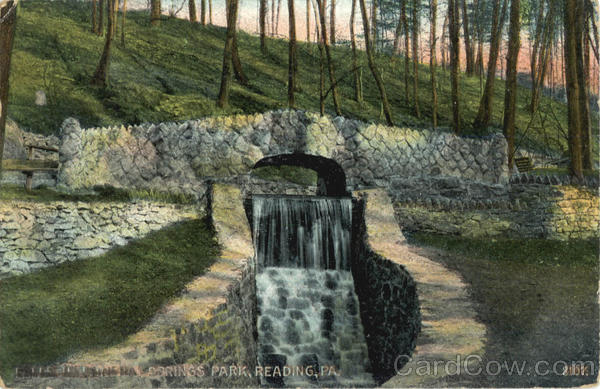 Falls in Mineral Springs Park Reading Pennsylvania