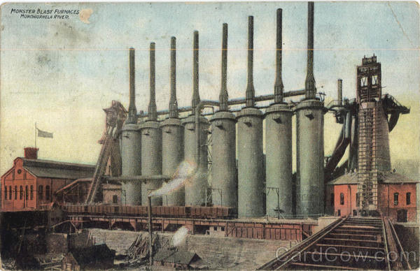 Monster Blast Furnaces Monogahela River Pennsylvania